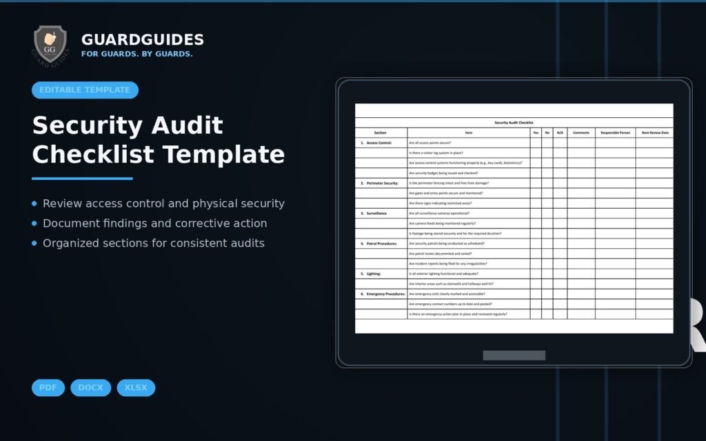 Security Audit Checklist Template featured image