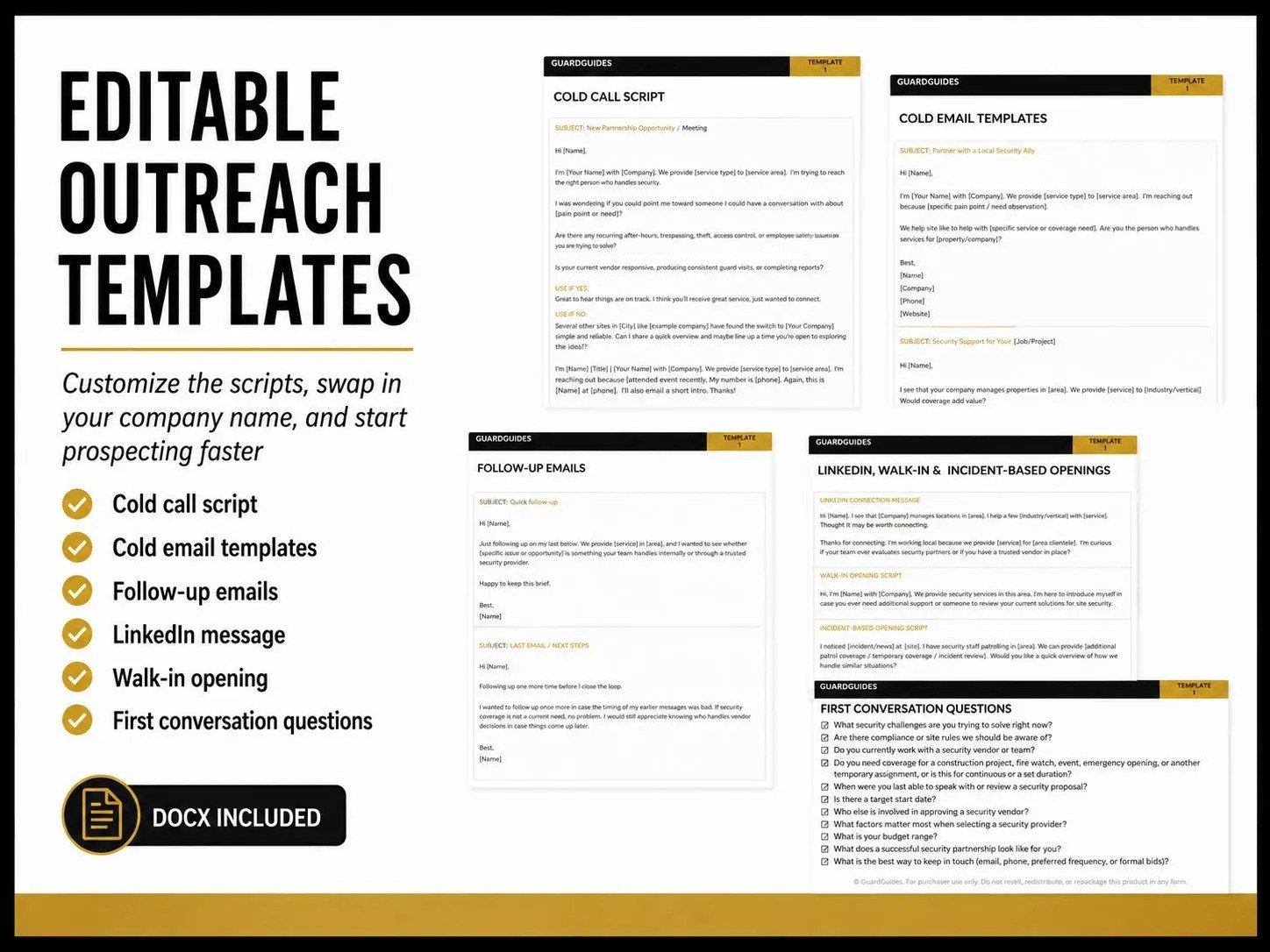 Security Contract Prospecting Kit