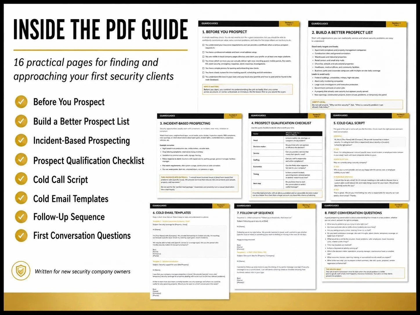 Security Contract Prospecting Kit
